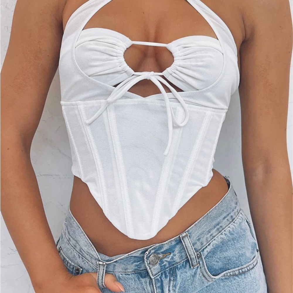 WhiteFox White Love Going Out Top